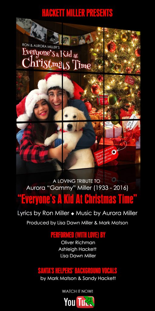 Hackett Miller Presents a Loving Tribute to Aurora “Gammy” Miller with “Everyone’s a Kid at Christmas Time”